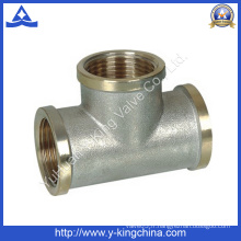 Nickel Plted Brass Female Tee Fitting (YD-6035)